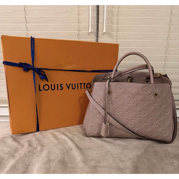 Louis Vuitton Handbags - Louis Vuitton Montaigne Handbag Monogram Empreinte Leather MM
